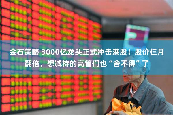 金石策略 3000亿龙头正式冲击港股！股价仨月翻倍，想减持的高管们也“舍不得”了